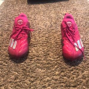 Adidas Adizero Football Cleats Team Shock Pink Big Mood